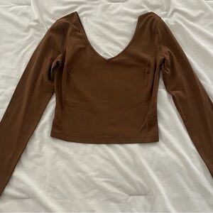 lululemon athletica Chocolate Brown Bodysuit